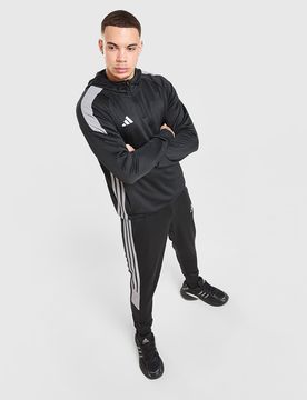 Tiro 26 Essentials 1/4 Zip Hoodie - Herren, Schwarz - male - Size: M