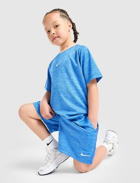 Multi T-Shirt/Shorts Set Children, Blau - unisex - Size: 3-4Y