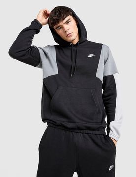 Club Fleece Colour Block Hoodie - Herren, Schwarz - male - Size: L