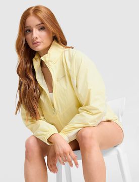 Womens Giacca Antivento Graphic Swoosh Woven - Giallo, giallo giallo Donna taglia S