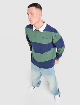 Mens Maglia Rugby Jewel - Blu, blu blu Uomo taglia S