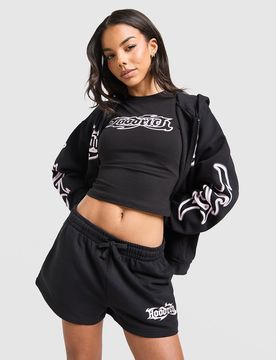 Womens Asha Baby T-Shirt - Nero, nero nero Donna taglia M