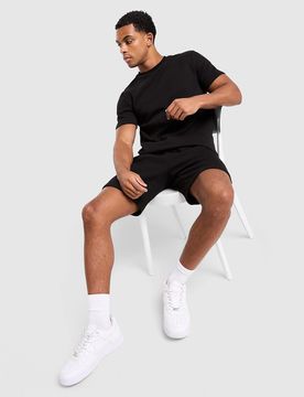 Textured Shorts - Herren, Schwarz - male - Size: M