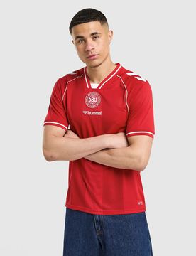 Denmark 2026 Home Shirt - Herren, Rot - male - Size: XXXXL