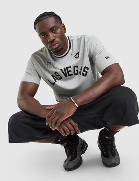 Mens NFL LA Raiders Arch T-Shirt - Grigio, grigio grigio Uomo taglia XL