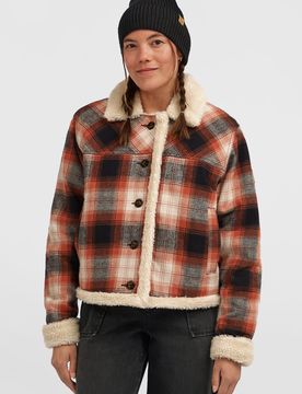O'Riginals Fleece-Lined Jacke - Rot - Damen - Größe: XS
