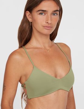 Huntington Bralette Bikini Oberteil - Grün - Damen - Größe: 36