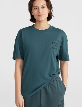 Future Surf Society T-Shirt - Blau - Damen - Größe: XS