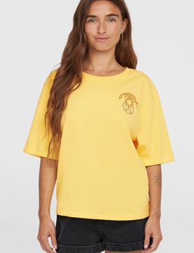 Summer Musthaves Back Print T-Shirt - Gelb - Damen - Größe: XS