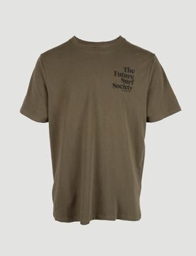 Future Surf Society T-Shirt - Grün - Herren - Größe: S