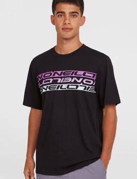 Stripe T-Shirt - Schwarz - Herren - Größe: S