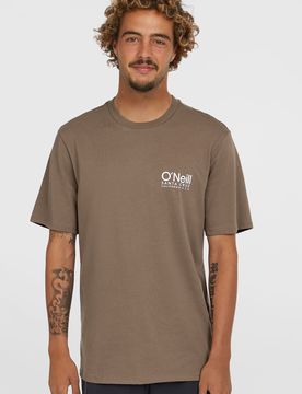 Original Cali Logo T-Shirt - Braun - Herren - Größe: S