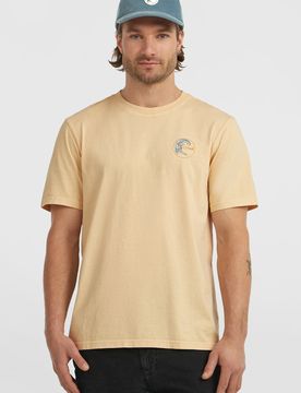 O'Riginals Retro Back-Print T-Shirt - Beige - Herren - Größe: XS