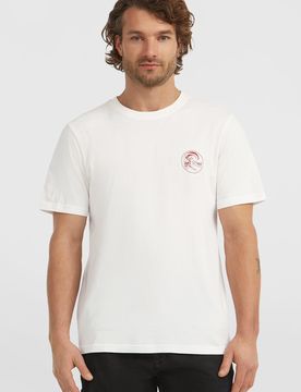 O'Riginals Back-Print T-Shirt - Weiß - Herren - Größe: XS