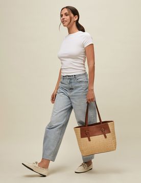 Not borsa shopper effetto rafia