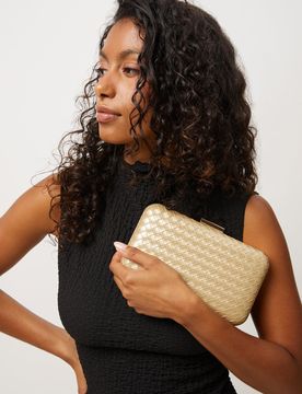 Trefi sac de soirée tressé