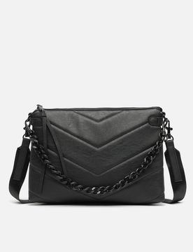 Ronnie quilted crossbody bag with double handle ED