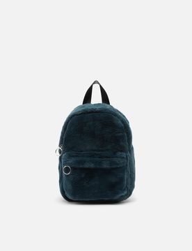 Flauschiger Rucksack mit Felloptik ED