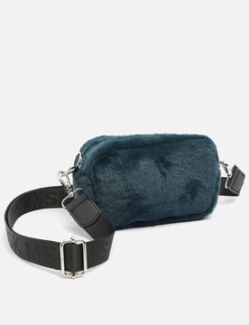 Furry bolso bandolera pequeño efecto pelo ED