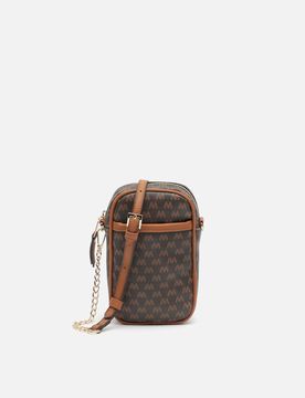 Monograms Borsa a tracolla mini per cellulare con stampa monogramma