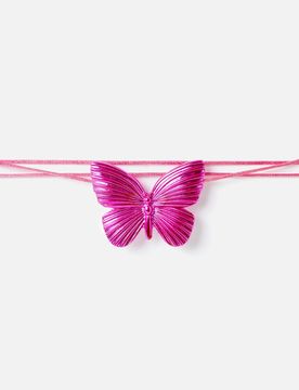 Colletto volante tipo choker con farfalla ED