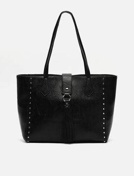Diones Borsa shopper grande con dettagli metallici