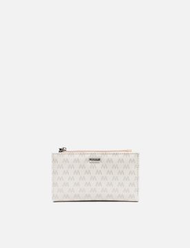 Monogram monedero pequeño con estampado monogram