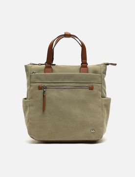 Evolet fabric backpack with hand strap