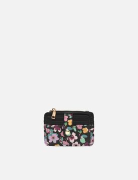 Saba tarjetero con estampado ED
