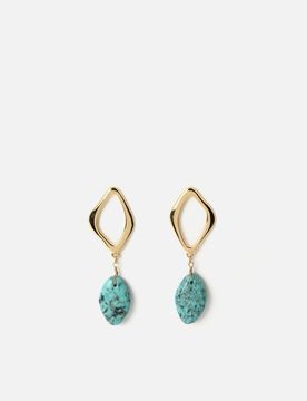 Aiko boucles d'oreilles avec pierre