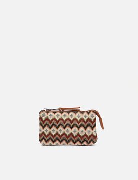 Penji jacquard print coin purse ED