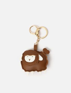 Misako Obi sheep key ring Camel