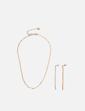 Fide conjunto de collar y pendientes