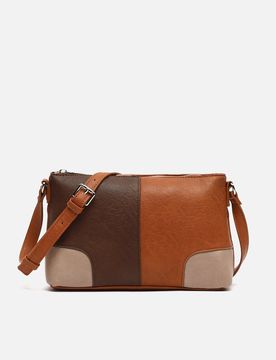 Quini borsa a tracolla piccola con stampa patchwork