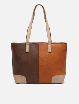 Quino patchwork print shopper bag