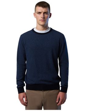 Maglione uomo pullover blu 699783