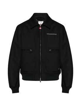 Wool Blend Outerwear Jacket