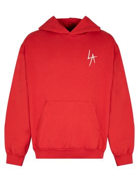 Ribbed Edge Cotton Hoodie for Men