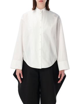 Alaia LAYER COTTON POPLIN SHIRT