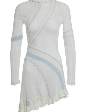 Knitted Dress with Long Sleeves