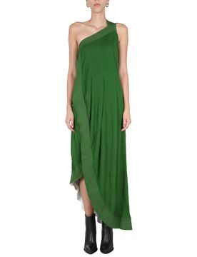 Dress with Contrasting Stitching