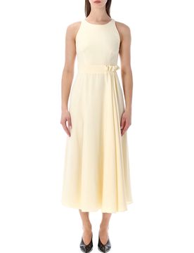 Viscose and Silk Sleeveless Dress