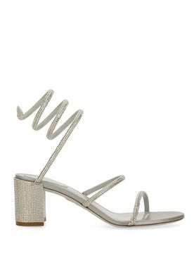 RENE CAOVILLA Spiral Embellished Sandals