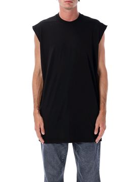 Mini Sleeveless Tarp T - Below Hip Length