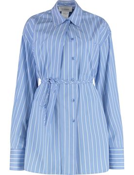 Mini Button-Up Shirt with Front Pocket