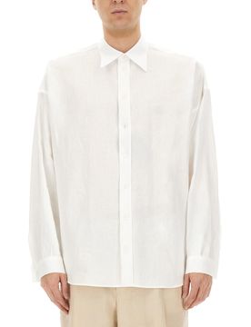 Long-sleeved Linen Shirt