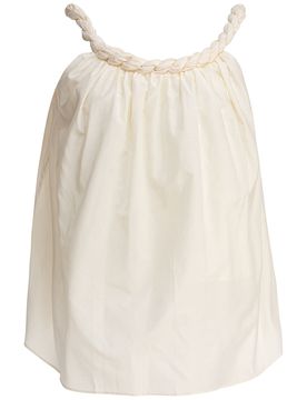 Gathered Silk Top for Women - FW25 Collection