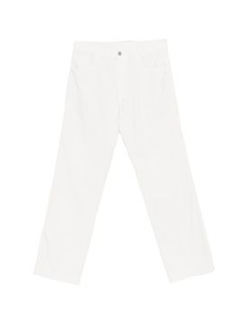 Men's 5-Pocket Off-White Trousers