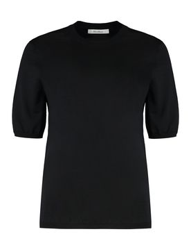 Essential Slim Fit Wool Shirt with Puff Sleeves