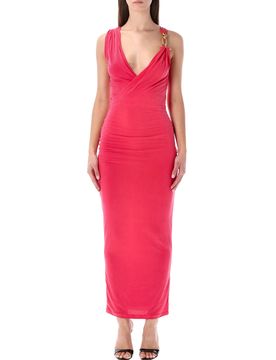 Balmain Draped Long Dress